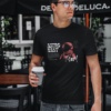 Model wearing Astronaut T-Shirt -2 , Brand Name - Thread Wair Cosmic Voyage Men's T-Shirt