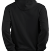 125 Midnight Solid Black Hoodie