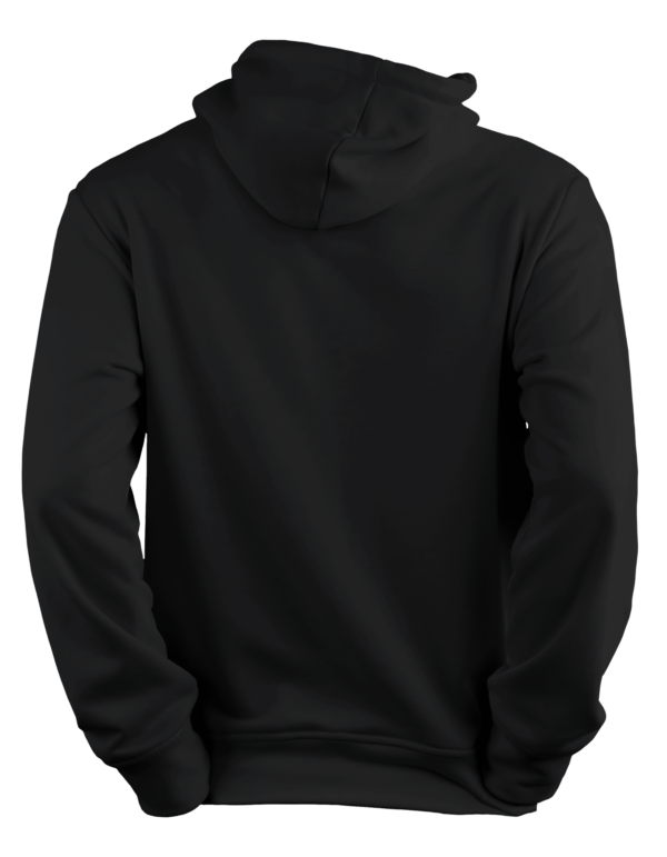 125 Midnight Solid Black Hoodie