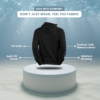 9 Midnight Solid Black Hoodie