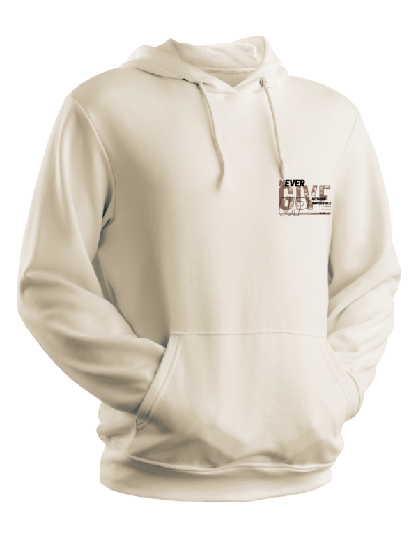 Never Give Up Hoodie - Regular Fit