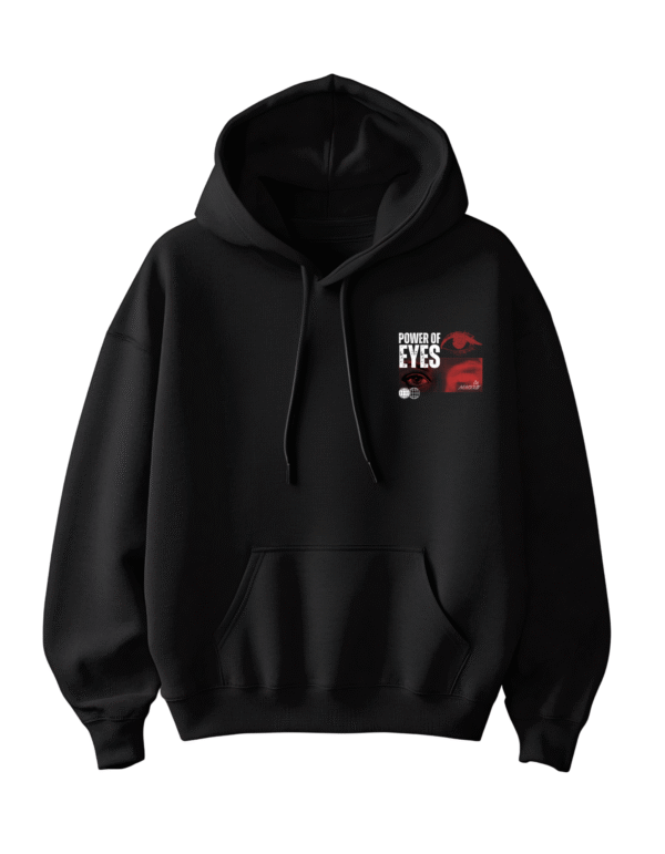 Astronaut Oversized Hoodie - Front (2) Piercing Vision- Oversized Fit Hoodie